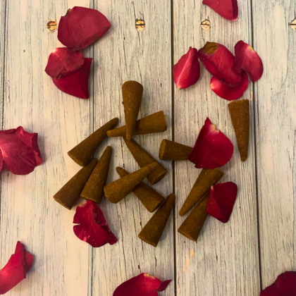 Swamul Rose Incense Cones - 100g