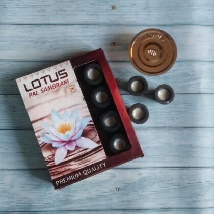 K. Shanmugasamy Lotus Dhoop Cup - 12 Pieces