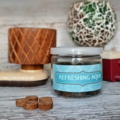 Vedic Fresh Scent Tablets - Refreshing Aqua - ~25g (~12 tablets)