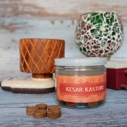 Vedic Fresh Scent Tablets - Kesar Kasturi - ~25g (~12 tablets)