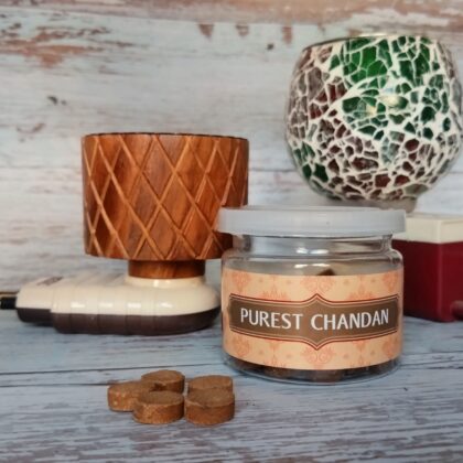 Vedic Fresh Scent Tablets - Purest Chandan - ~25g (~12 tablets)