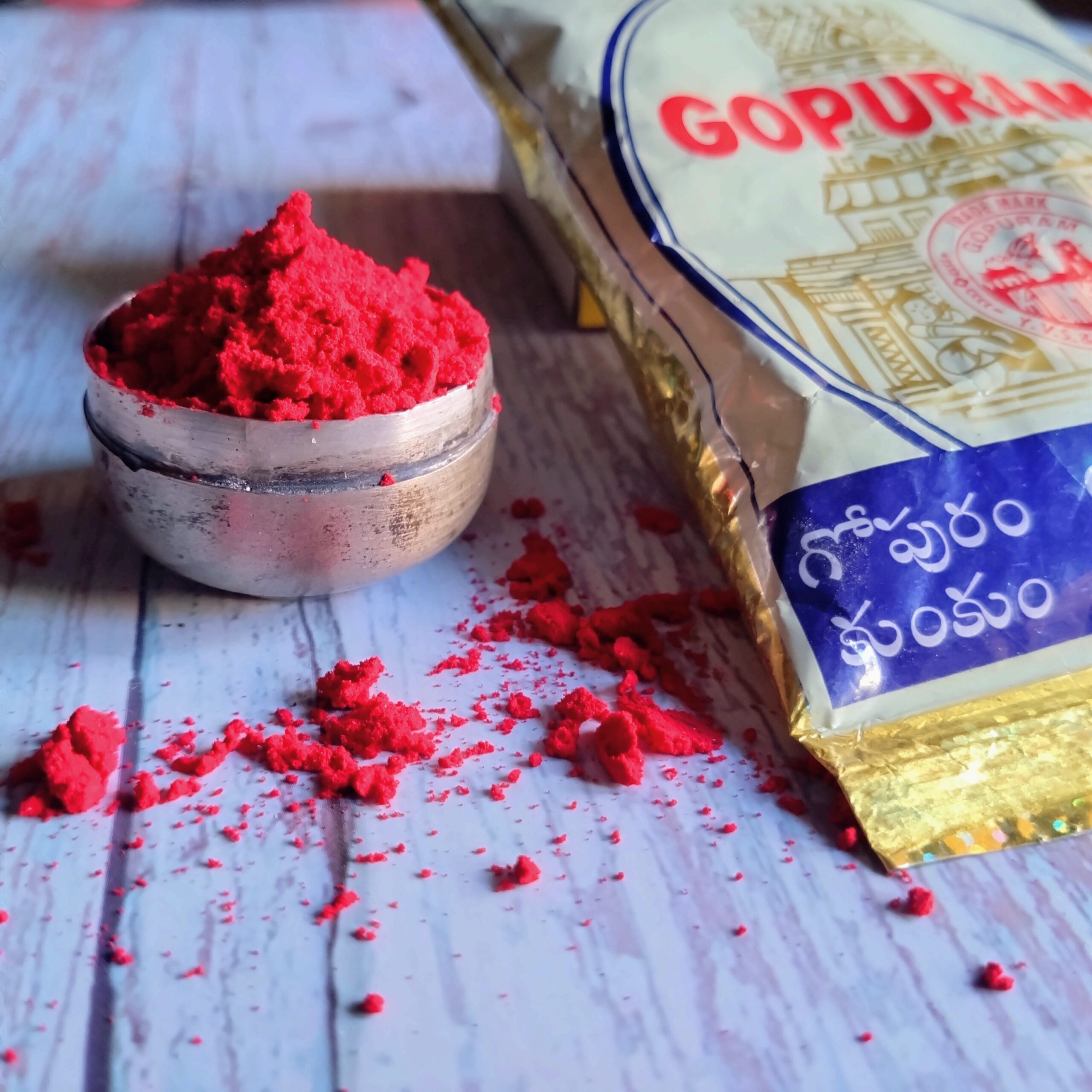 Gopuram Kumkum - Natural Red Tika Powder - 40g