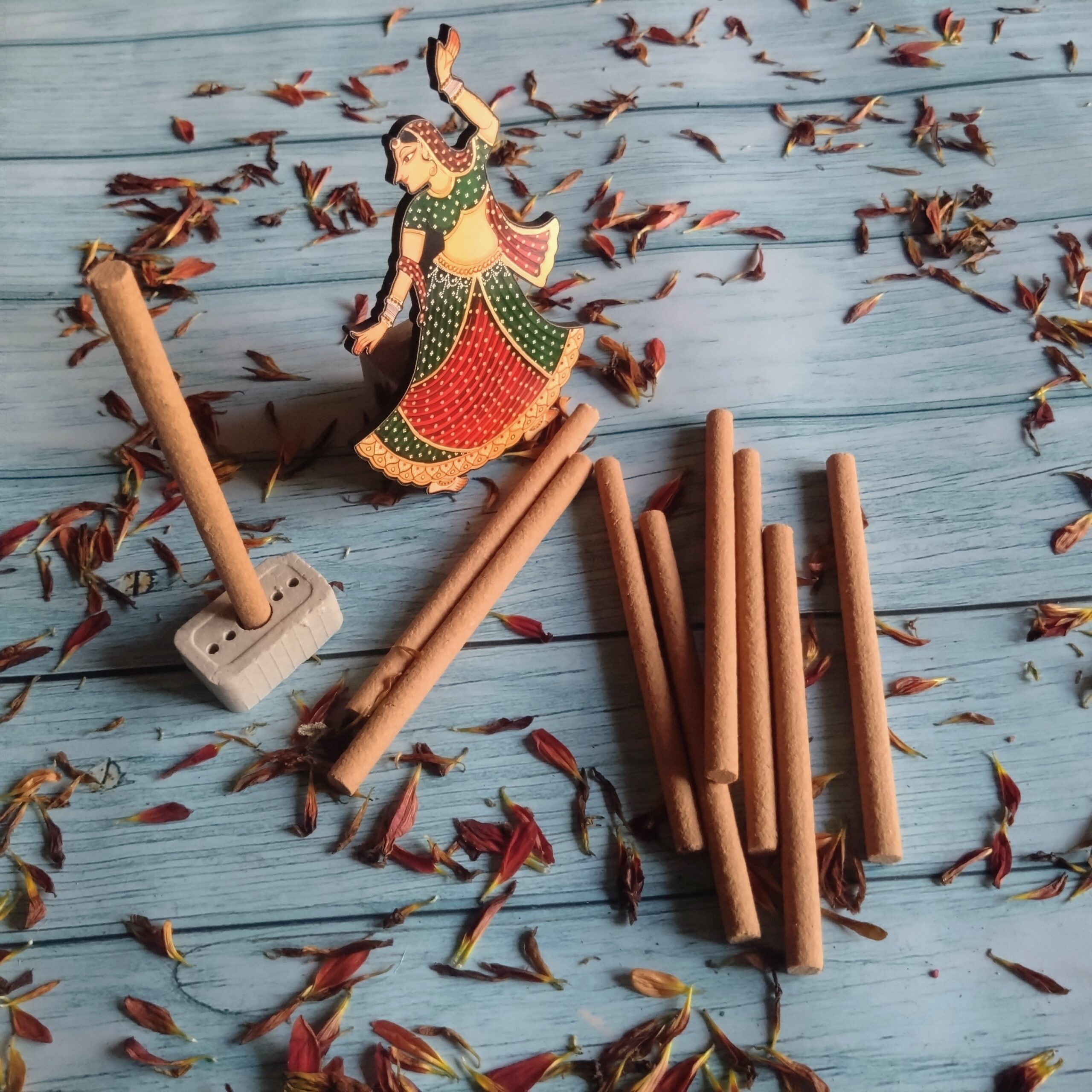 Swamul Heena Bambooless Dhoop Sticks 4" - 100g - Image 2