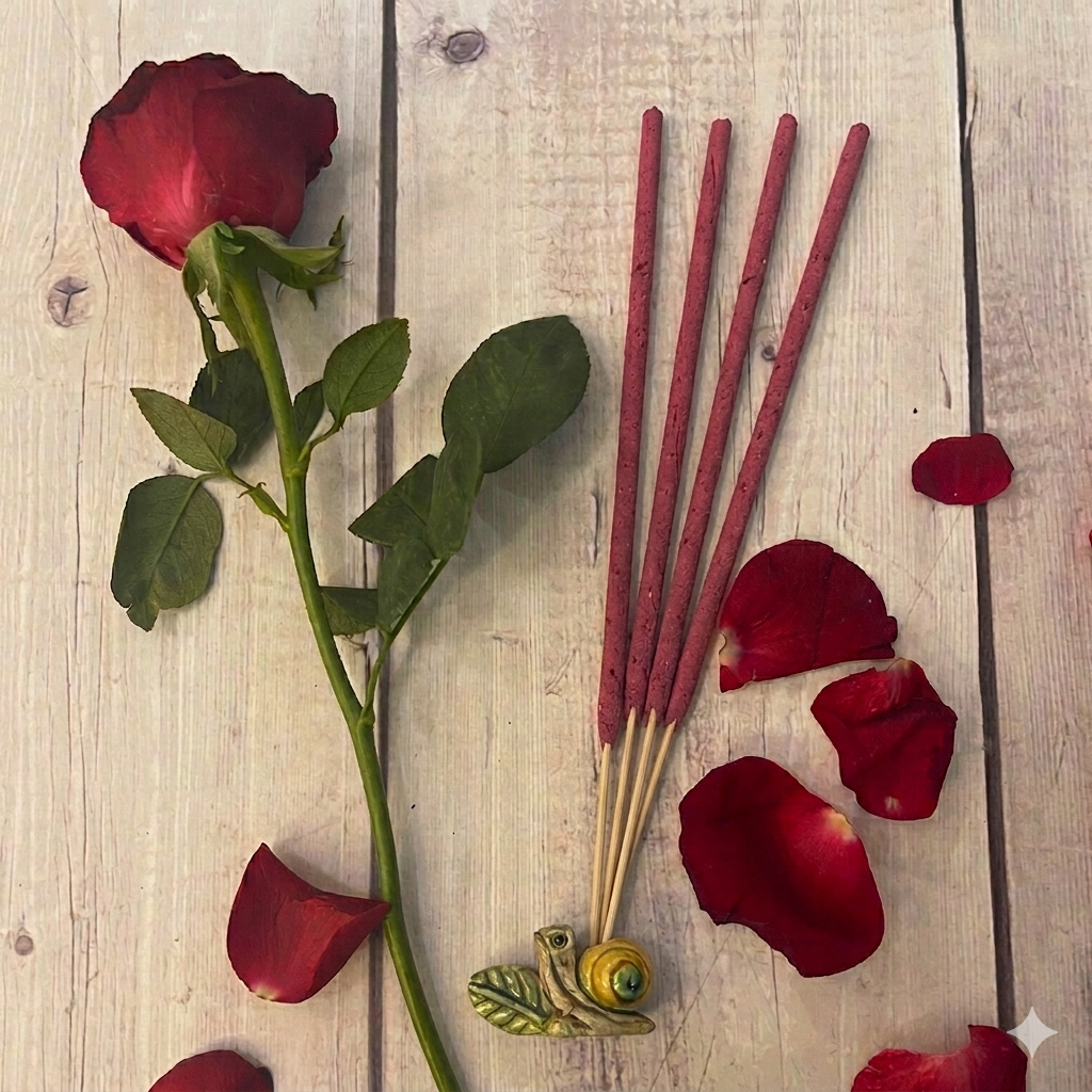 Swamul Rose Petal Mist Incense Sticks - 100g