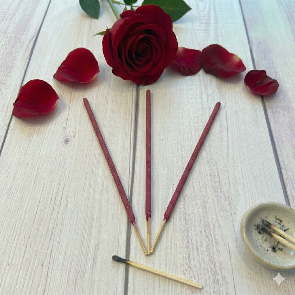 Swamul Rose Petal Mist Incense Sticks - 100g - Image 3