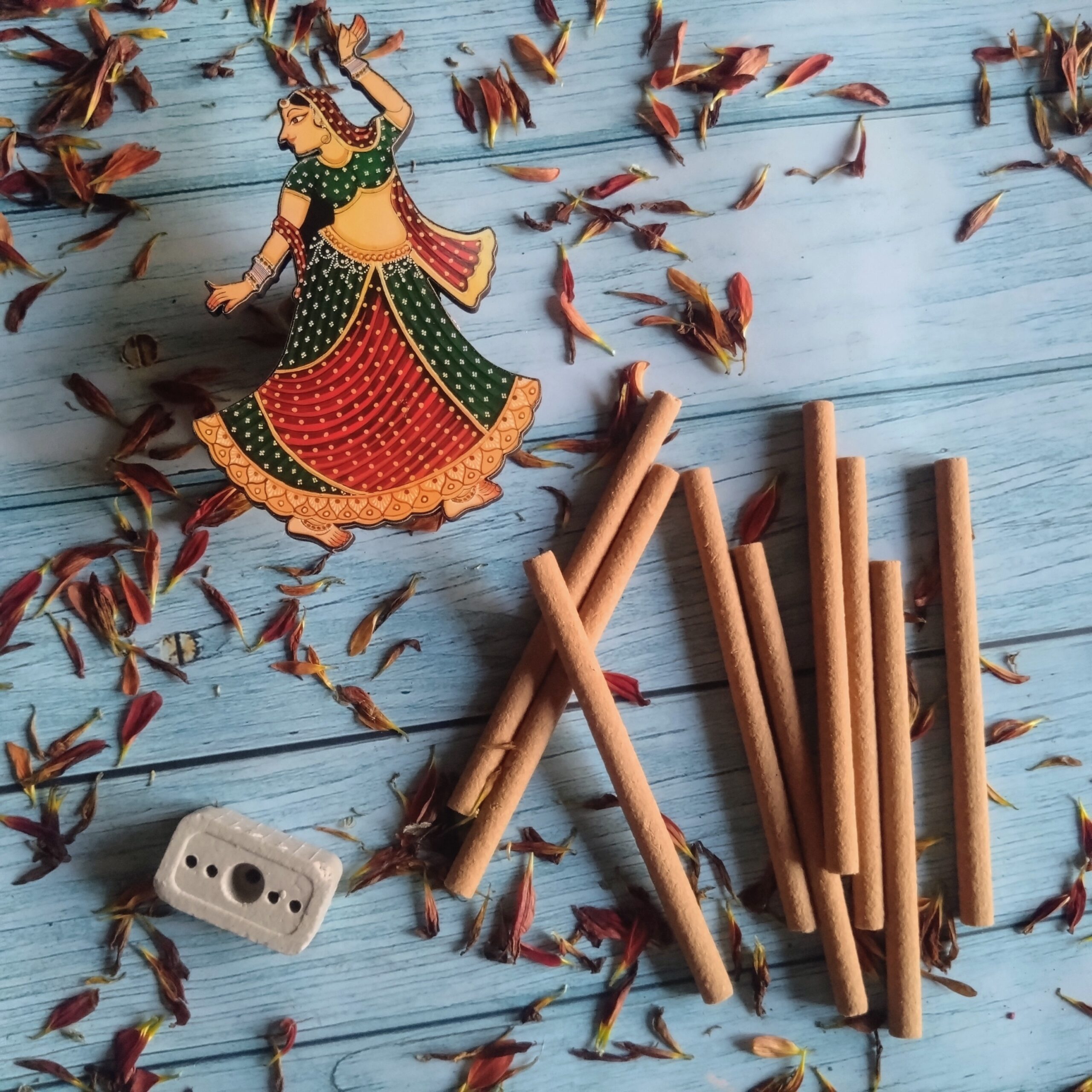 Swamul Heena Bambooless Dhoop Sticks 4" - 100g - Image 3